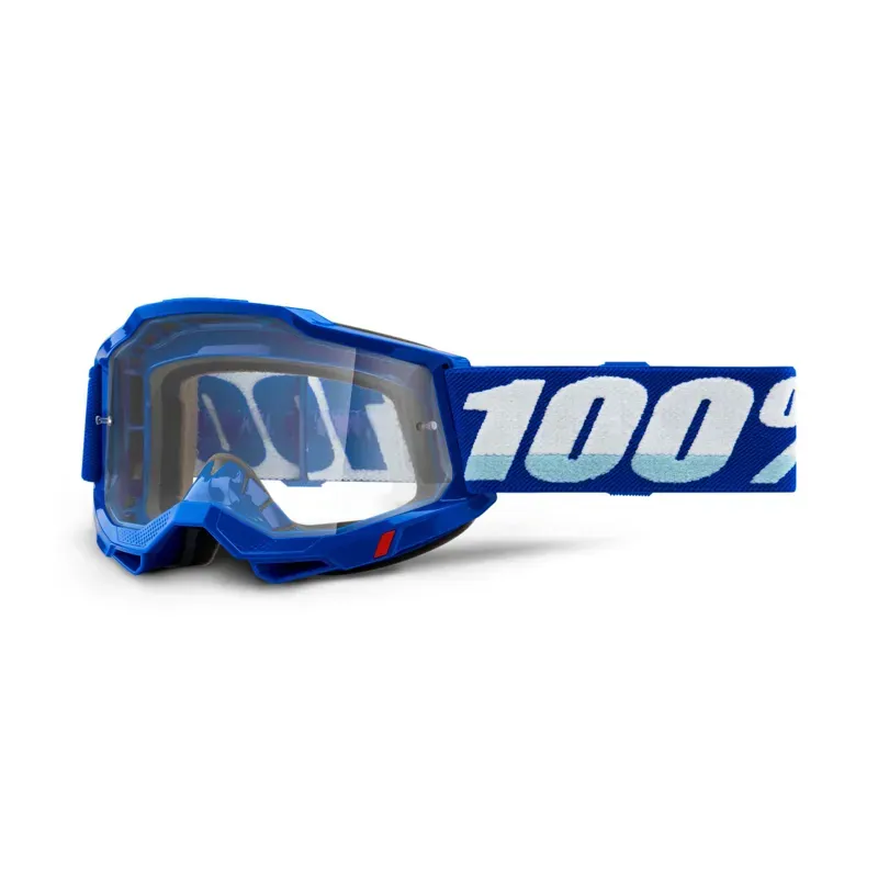 100% Accuri 2 OTG Clear Lens Goggles in Blue