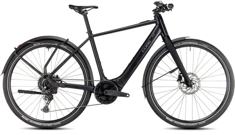 Cube Editor Hybrid Pro FE 400X E-Hybrid Bike in Black/Spectral