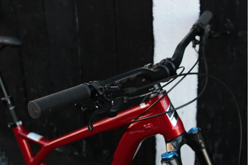 2022 GT Force Comp Alloy Full Suspension Mountain Bike in Red-5