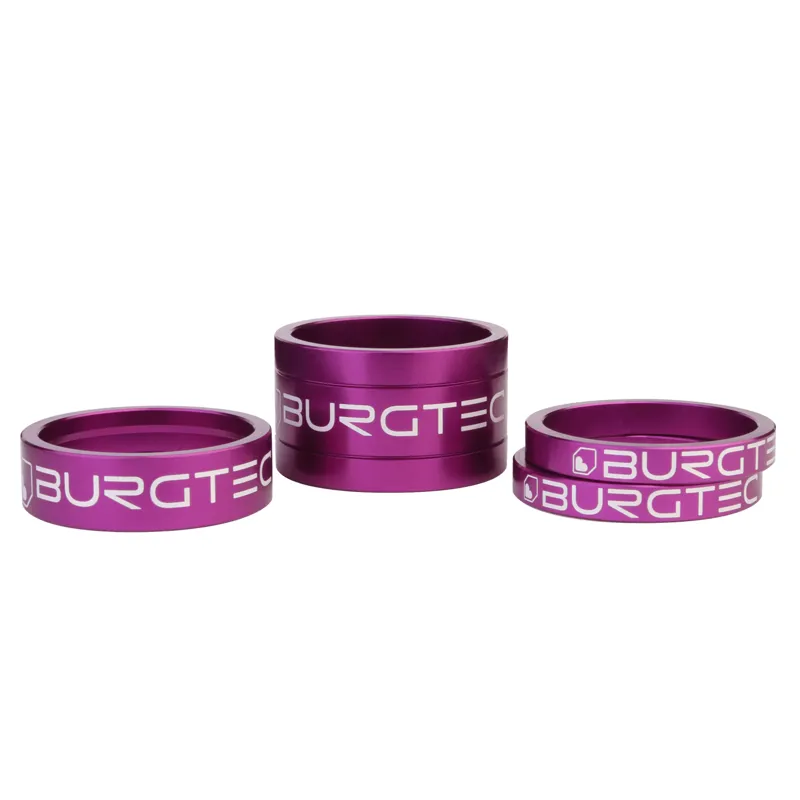 Burgtec Stem Spacer Kit in Purple Rain