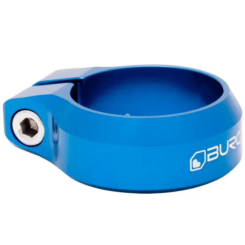 Burgtec Seat Clamp 34.9mm Diameter In Blue