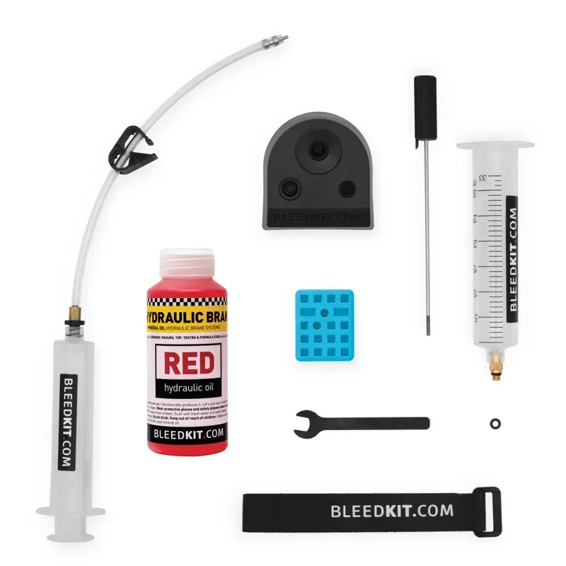 Bleedkit Shimano Premium Red Bleed Kit w/Fluid in Clear