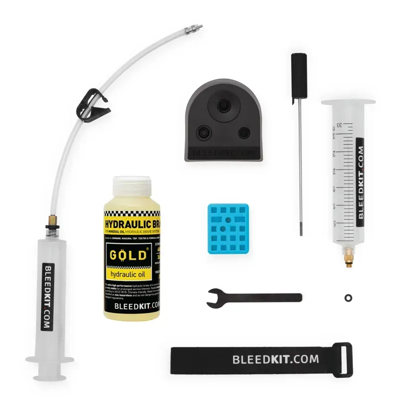 Bleedkit Shimano Premium Gold Bleed Kit w/Fluid in Clear