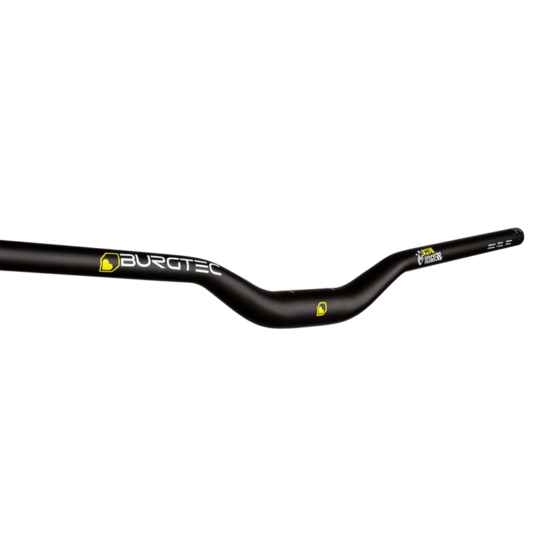 Burgtec Josh Bryceland 80/800mm Ride Wide Rise Bar in Black-2