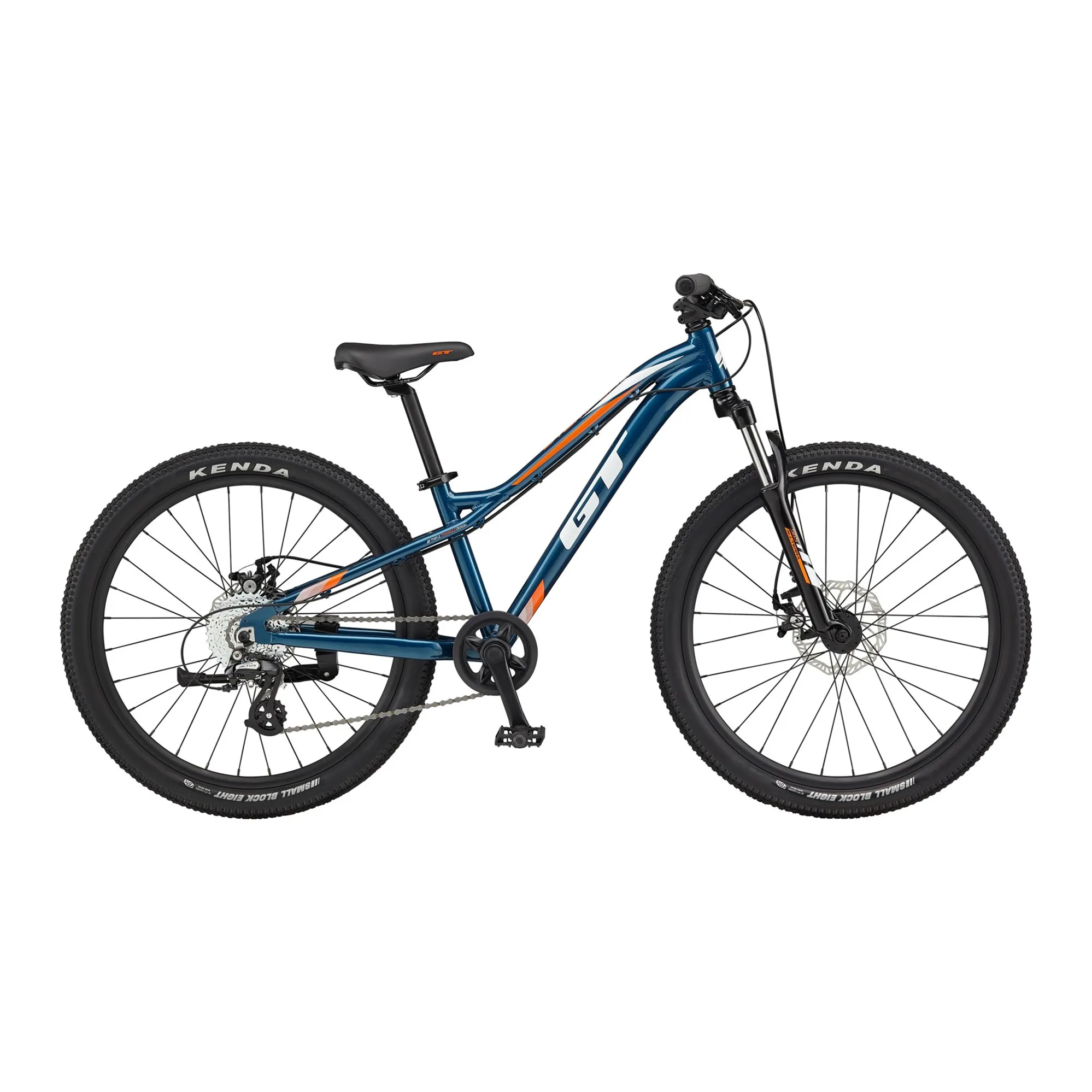 2021 GT Stomper Ace 24in Kids Mountain Bike in Blue
