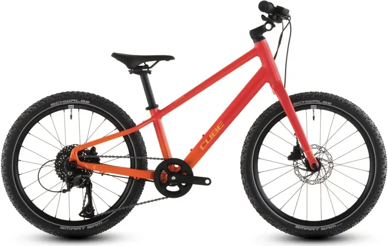 Cube Numove 200 Disc Kids Bike in Red Rose/Peach