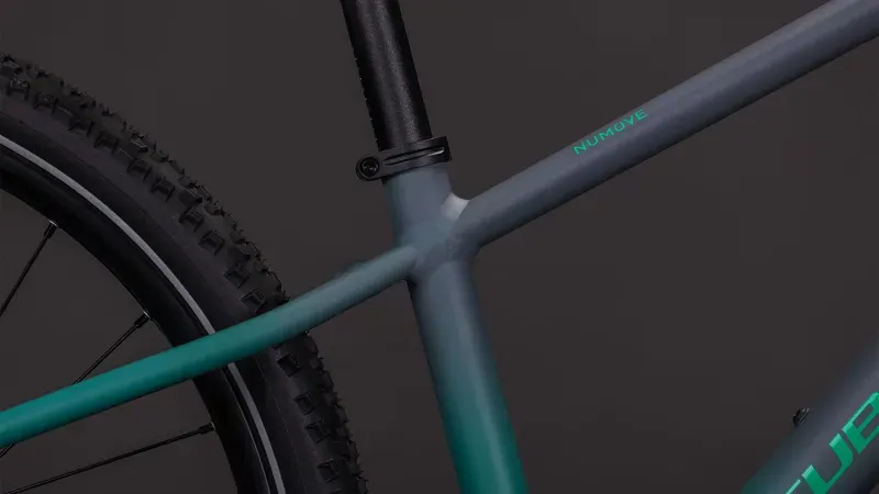 Cube Numove 240 Disc Kids Bike in Lava Grey/Cool Green-2