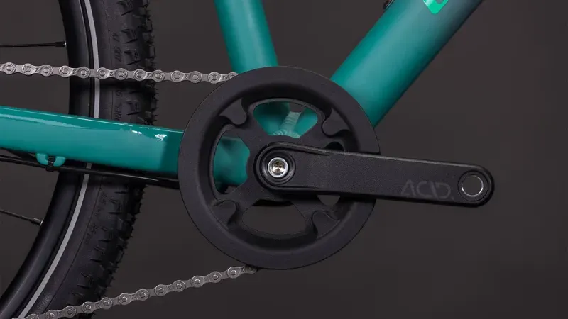 Cube Numove 240 Disc Kids Bike in Lava Grey/Cool Green-3