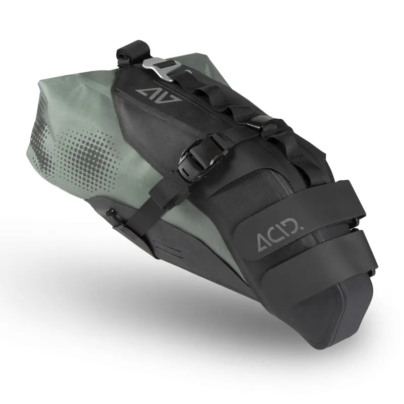 Acid Pack Pro 11 Saddle Bag in Black/Green