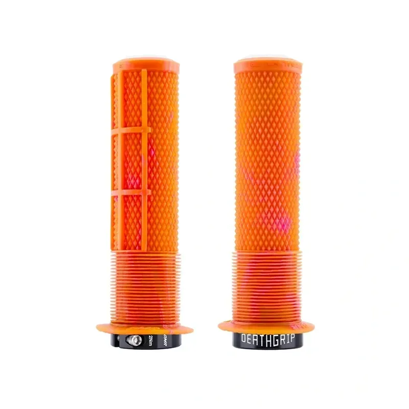 DMR DeathGrip 2 Flanged Grip in Bubblegum Orange