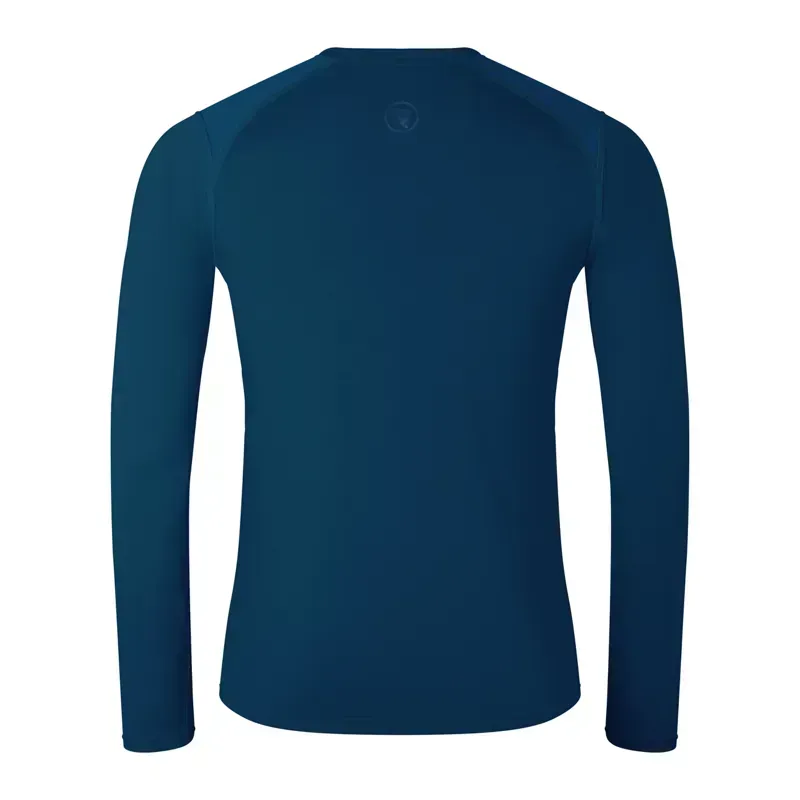 Endura Men's Loop Long Sleeve Tech Tee in Barra Blue-1