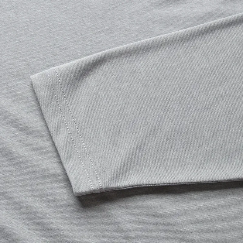 Endura Men's Loop Long Sleeve Tech Tee in Dreich Grey-4