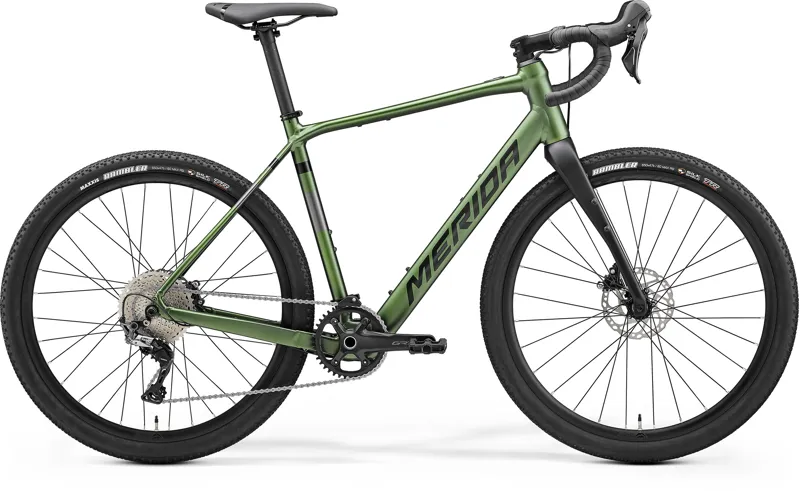 Merida eSilex 600+ Electric Road Bike In Green/Silver