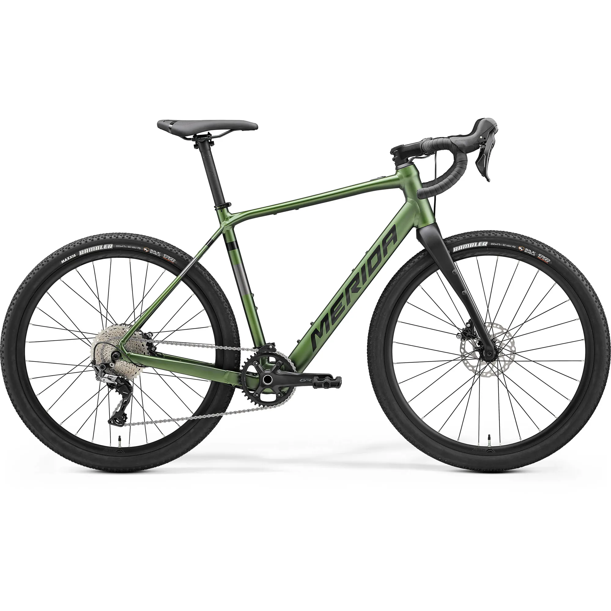 Merida eSilex 600+ Electric Road Bike In Green/Silver