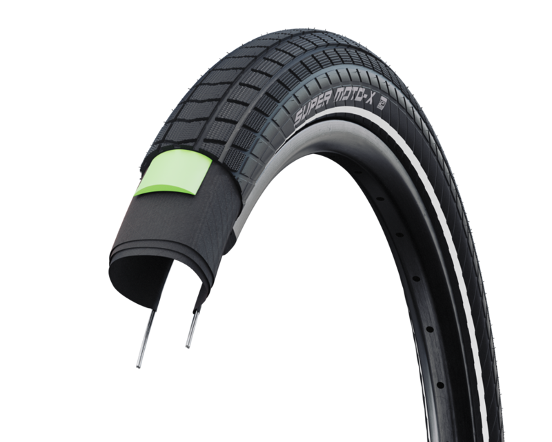 Schwalbe Super Moto-X 27.5x2.40-inch Tyre in Black-3
