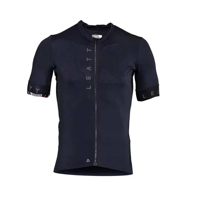 Leatt Endurance 5.0 MTB Jersey 2025: BLACK Medium