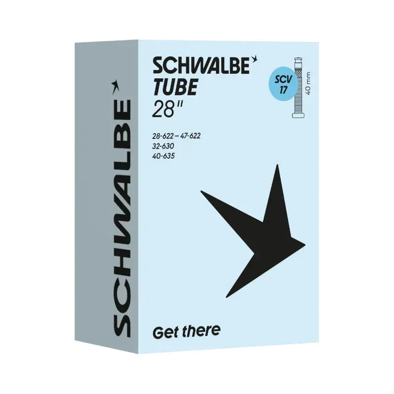 Schwalbe SCV17 Clik Valve 40mm 700x28-700x45c Schrader Tube