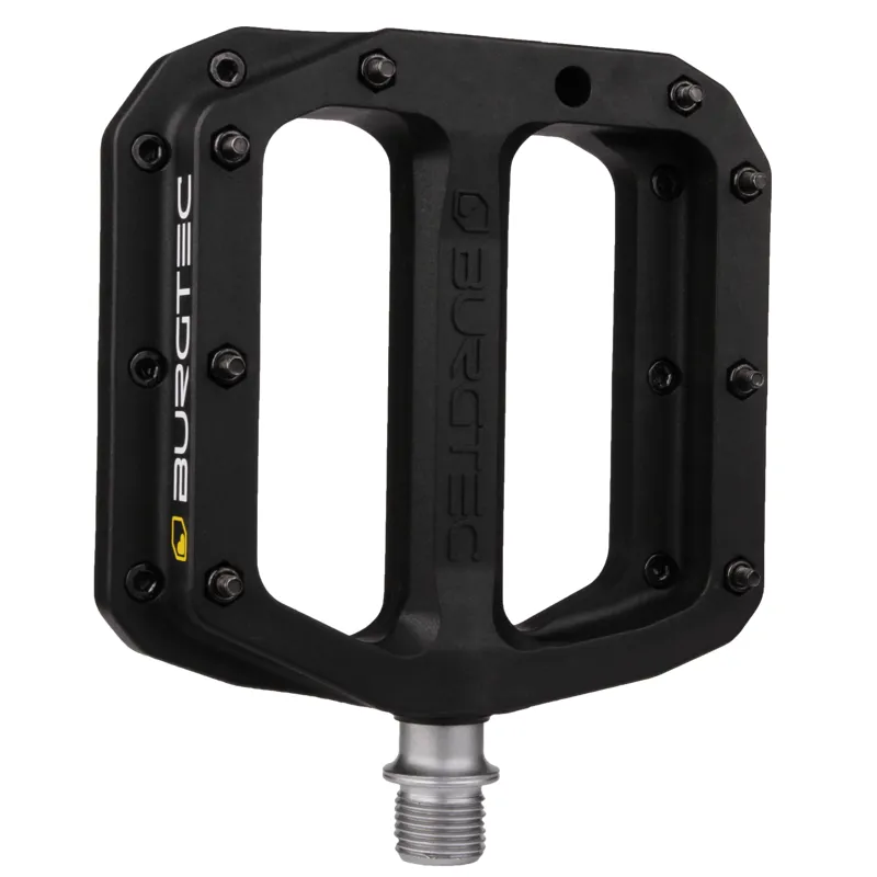 Burgtec MK4 Mountain Bike Pedals - Composite - Burgtec Black