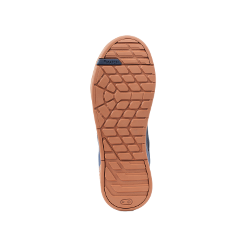 Crankbrothers Stamp Lace Flat Pedal Mountain Bike Shoe - Navy/Silver/Gum-6