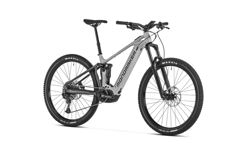 2024 Mondraker Chaser Full Suspension Electric Mountain Bike in Grey-1