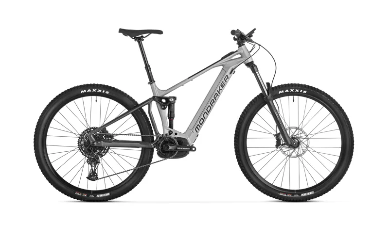 2024 Mondraker Chaser Full Suspension Electric Mountain Bike in Grey-2