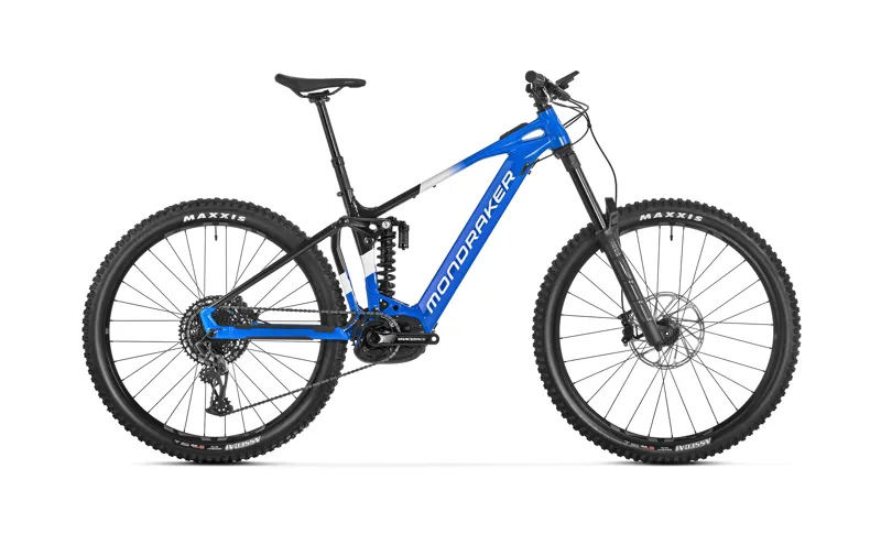 2024 Mondraker LEVEL R Full Suspension Electric Mountain Bike in Carrera Blue