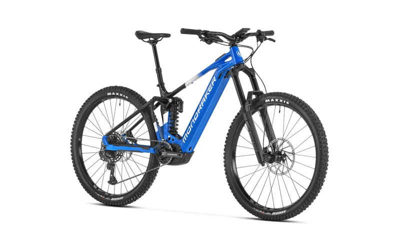 2024 Mondraker LEVEL R Full Suspension Electric Mountain Bike in Carrera Blue-2