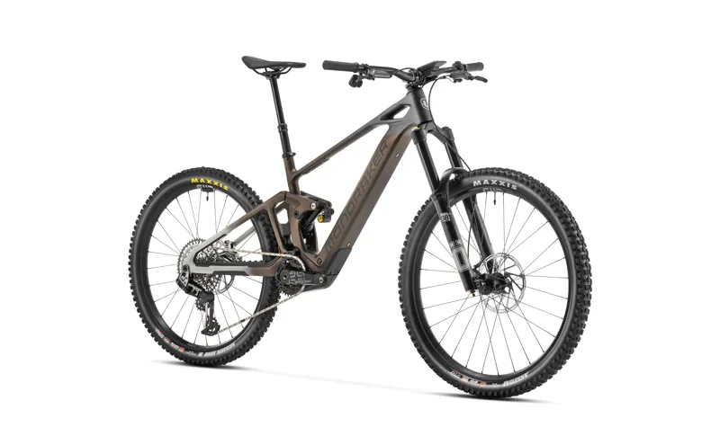 2025 Mondraker Dune RR Carbon Electric Full Suspension Mountain Bike in Bronze-1