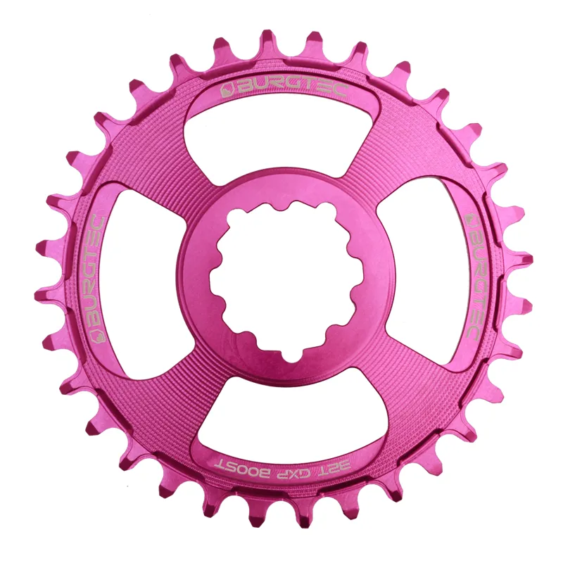 Burgtec SRAM GXP Boost 3mm Offset Thick Thin Mountain Bike Chainring - 30 Tooth - Purple Rain