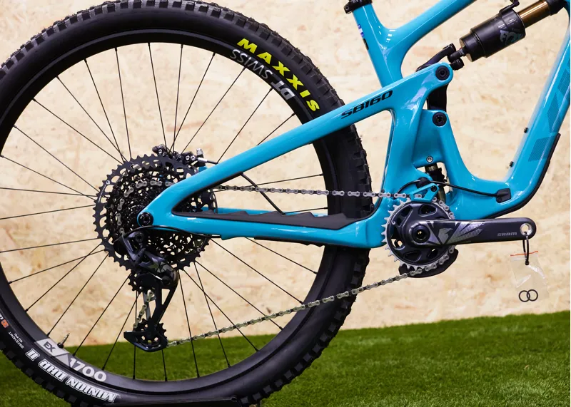 2024 Yeti SB160 T-Series T1 29 Full Suspension Carbon Mountain Bike in Turquoise-10