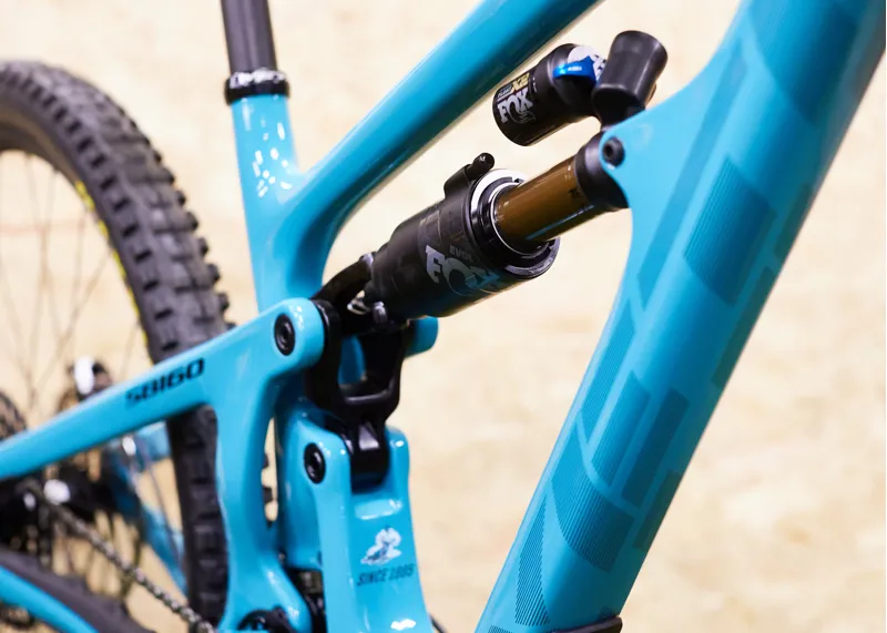 2024 Yeti SB160 T-Series T1 29 Full Suspension Carbon Mountain Bike in Turquoise-9