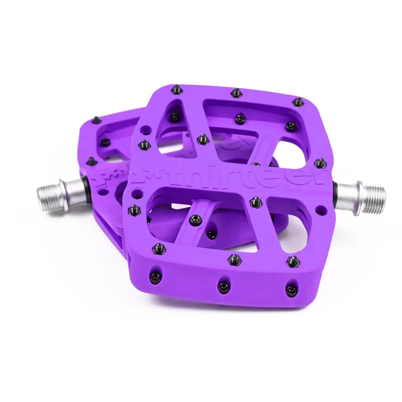 Ethirteen Base Flat Pedal 9/ 16 Eggplant 9/16