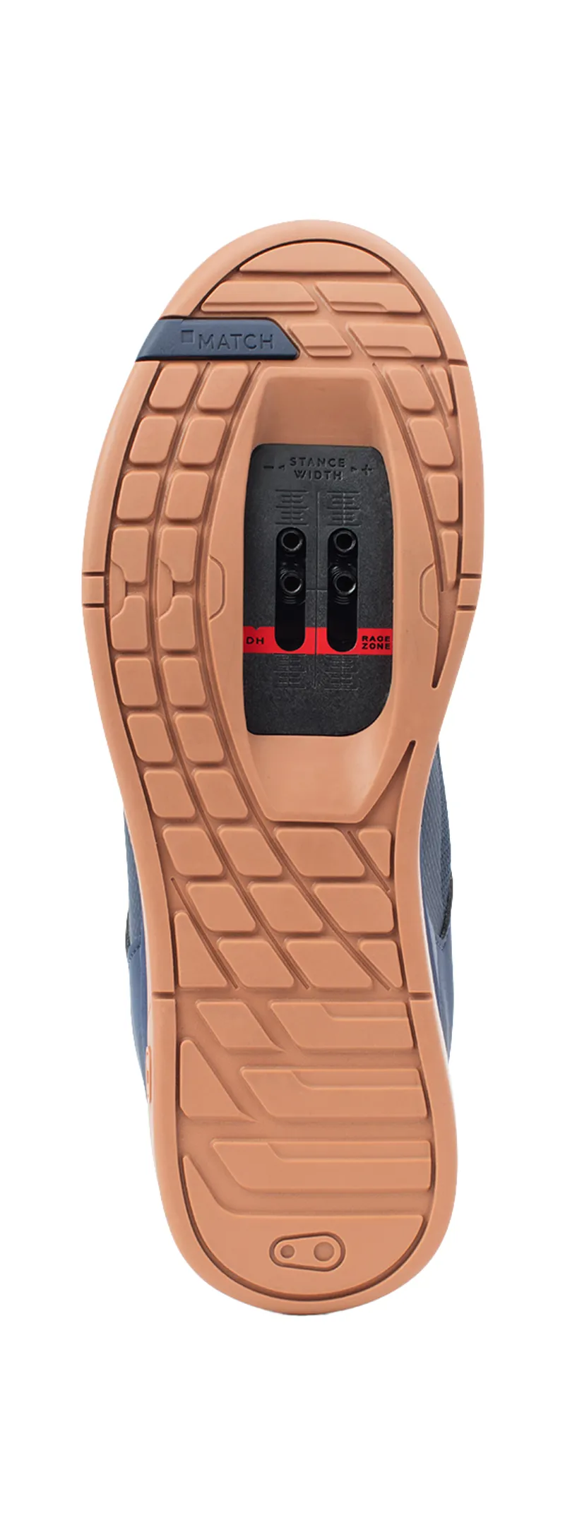 Crankbrothers Mallet Lace Clip-in Mountain Bike Shoe - Navy/Silver/Gum-2