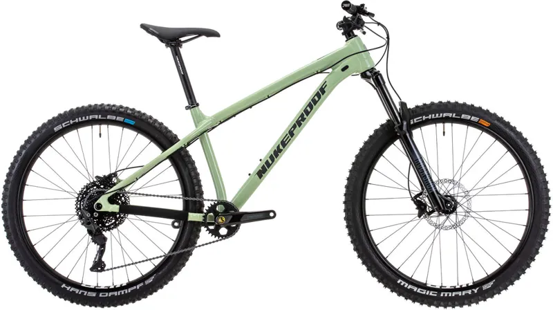 Nukeproof Scout 275 Race Alloy Mountain Bike in Art Green