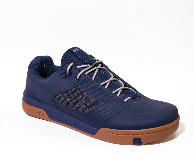CrankBrothers Stamp Lace Navy/Silver/Gum flat pedal shoe