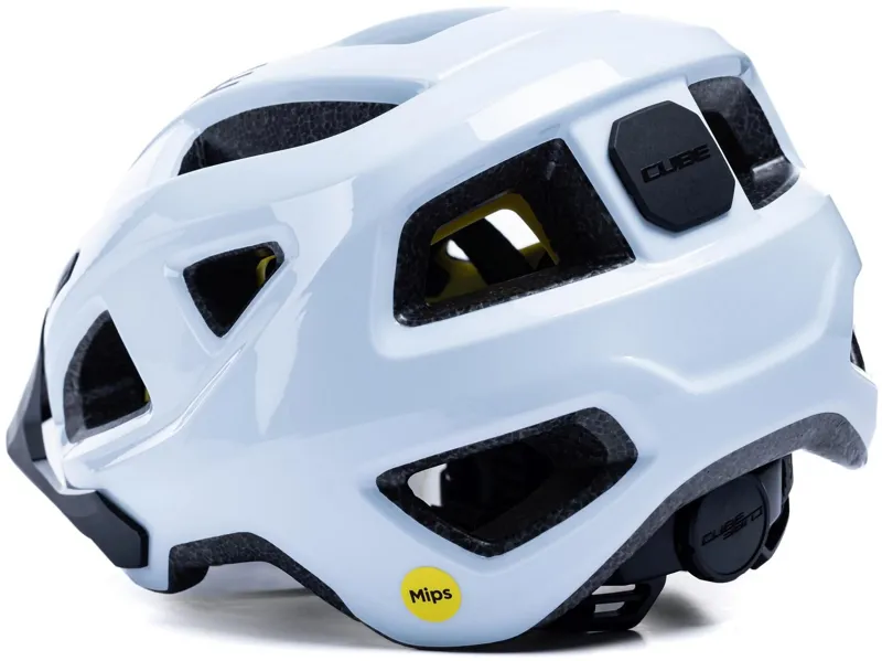 Cube Helmet Fleet White-1