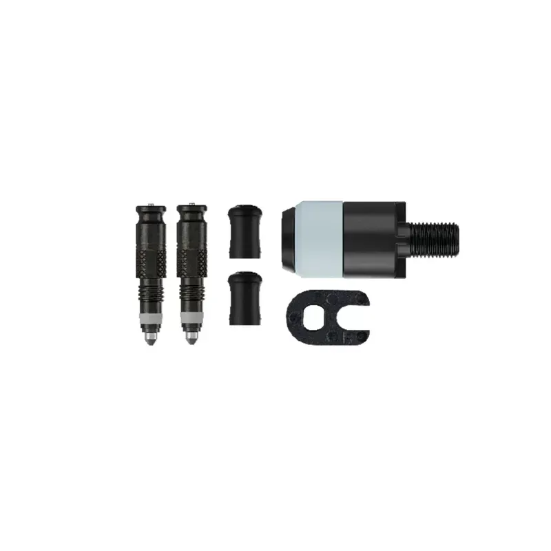 Schwalbe Clik Valve Cores with Head Adapter Presta Pair in Black