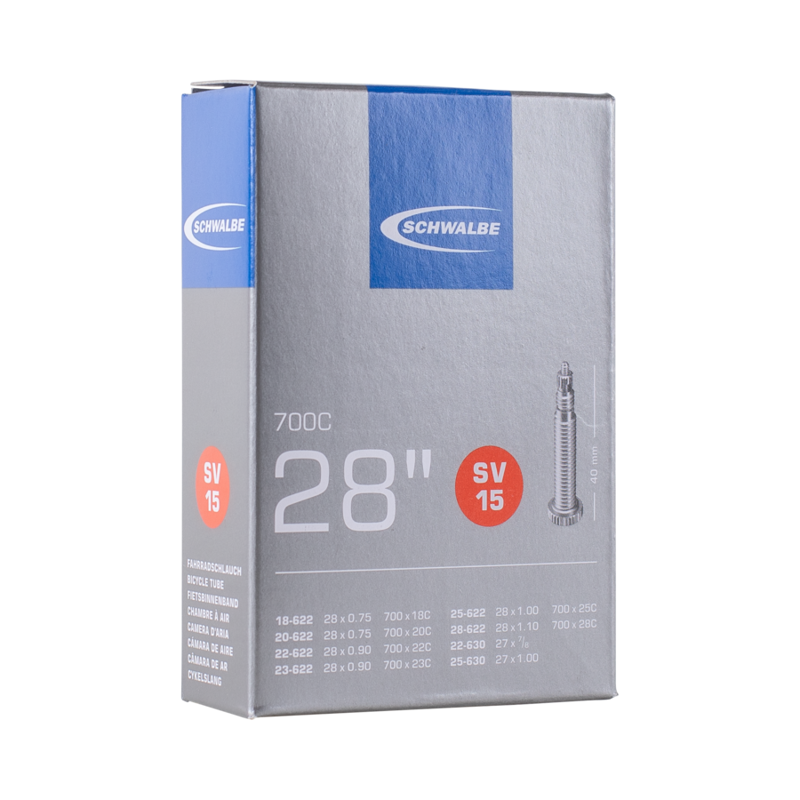 Schwalbe SCV15 Clik Valve Inner Tube 700 X 23-30c 40mm-3
