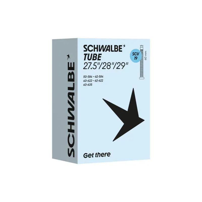 Schwalbe SCV19 Clik Valve 60mm 27.5x2.00-29x2.40-inch Schrader Tube-1