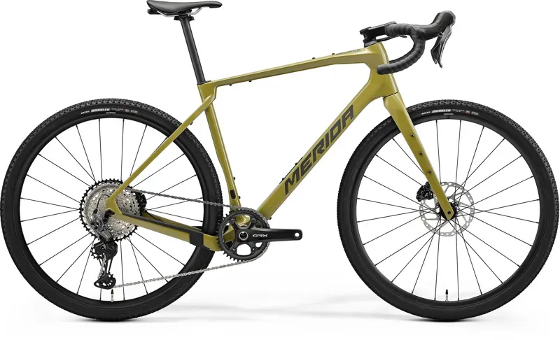 Merida Silex 7000 Gravel Bike in Low Key Green/Gunmetal Grey