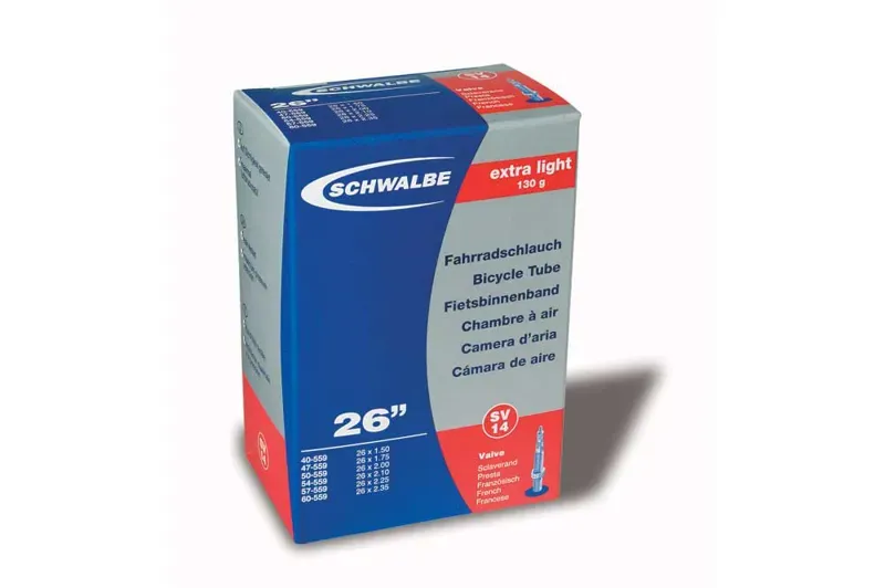Schwalbe Inner Tube - SV19a X-light 27.5-29-inch 40/62-584/635 40mm