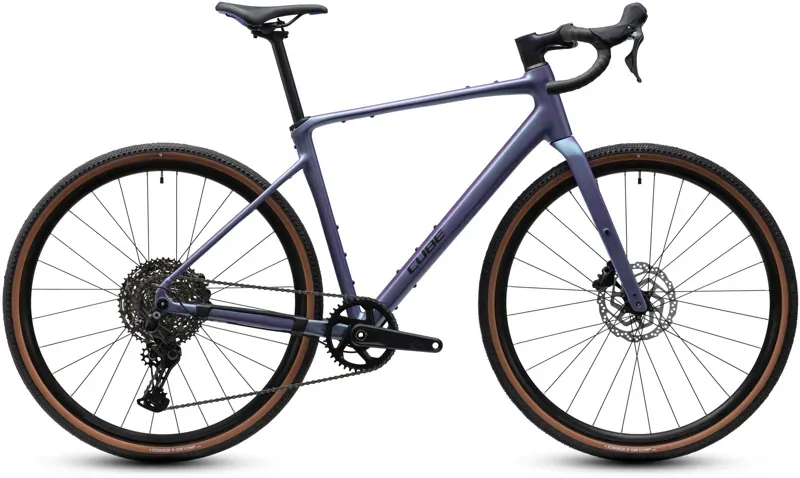 Cube Nuroad Pro Gravel Bike in Mystic Purple/Black