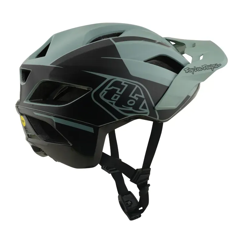 Troy Lee Designs Flowline SE MIPS Helmet in Hydro - Sage/Charcoal-4