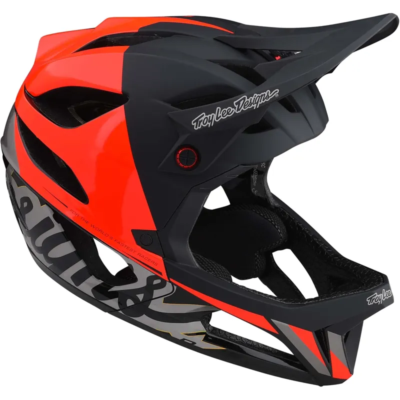Troy Lee Designs Stage MIPS Helmet in Nova - Glo Red