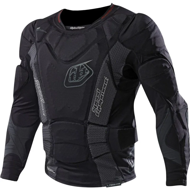 2018 Troy Lee Designs Kids Protective Long Sleeve Shirt in Black 