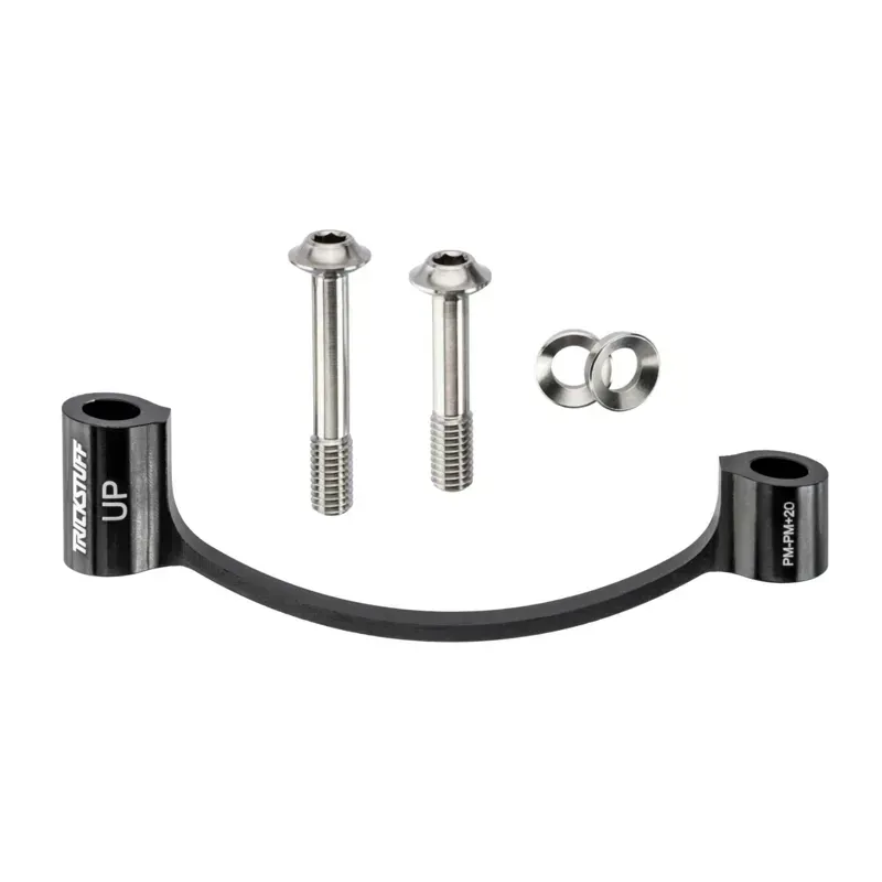 Trickstuff CNC Brake Adaptors PM To PM Sizes In Black 