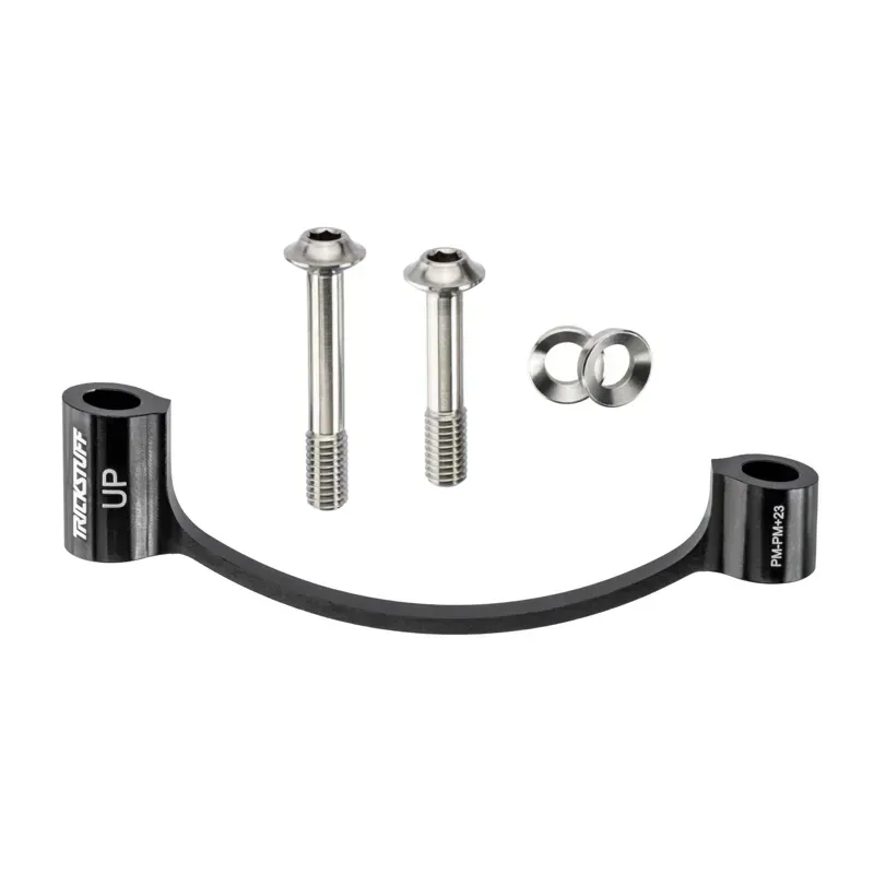 Trickstuff CNC Brake Adaptors PM To PM Sizes In Black -1