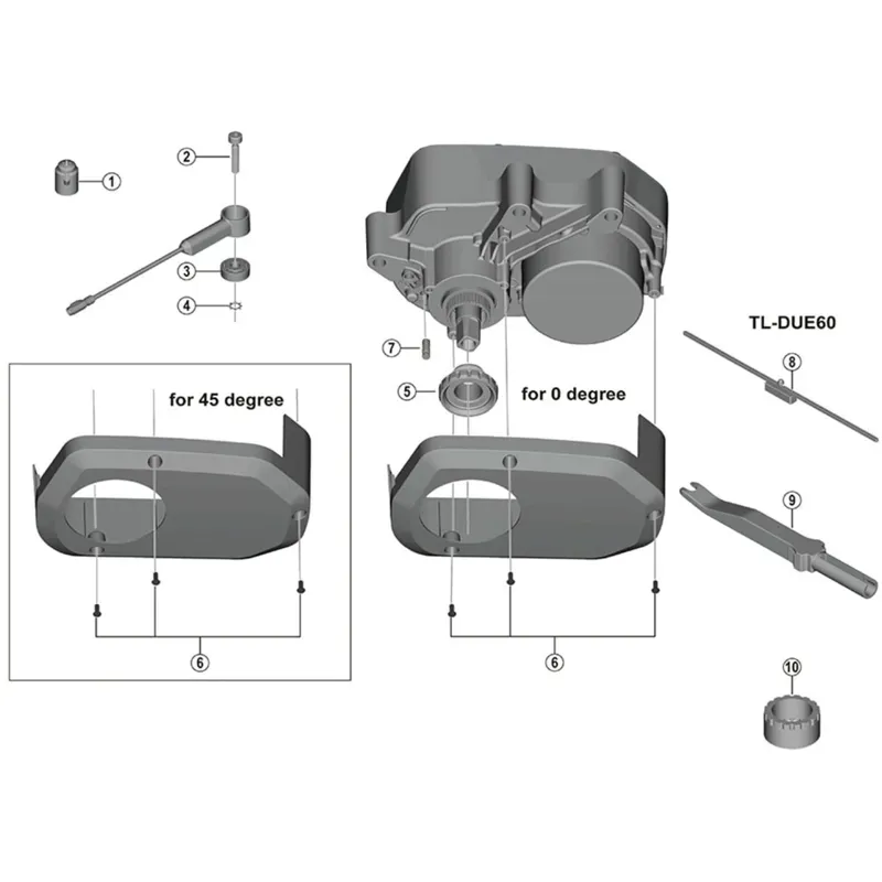 Shimano Spares DUE6000 Lock Ring-2